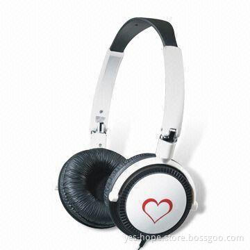 DJ Headphones with 3.5mm Stereo Plug and 2.0m Cord Length